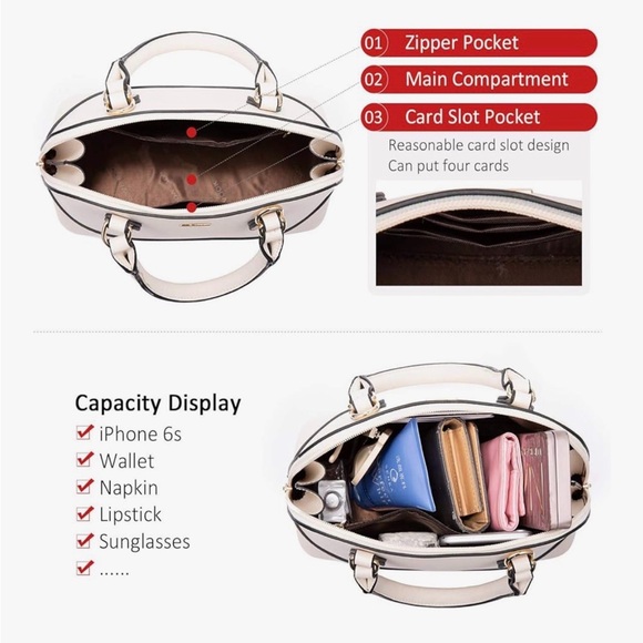 LOVEVOOK Cream Satchel - Picture 2 of 2